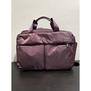 NWT Lipault Lost In Berlin City Plume Wine Red 24H Bag Travel Weekender Tote Bag